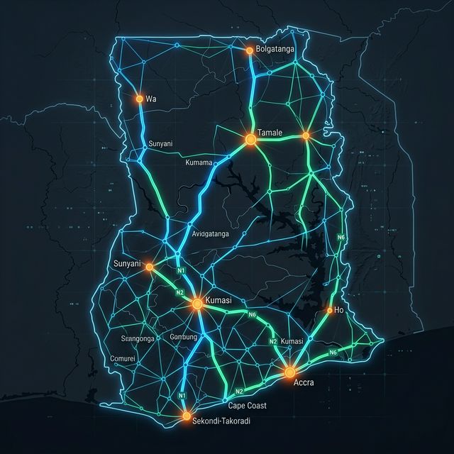 Réseau Routier du Ghana